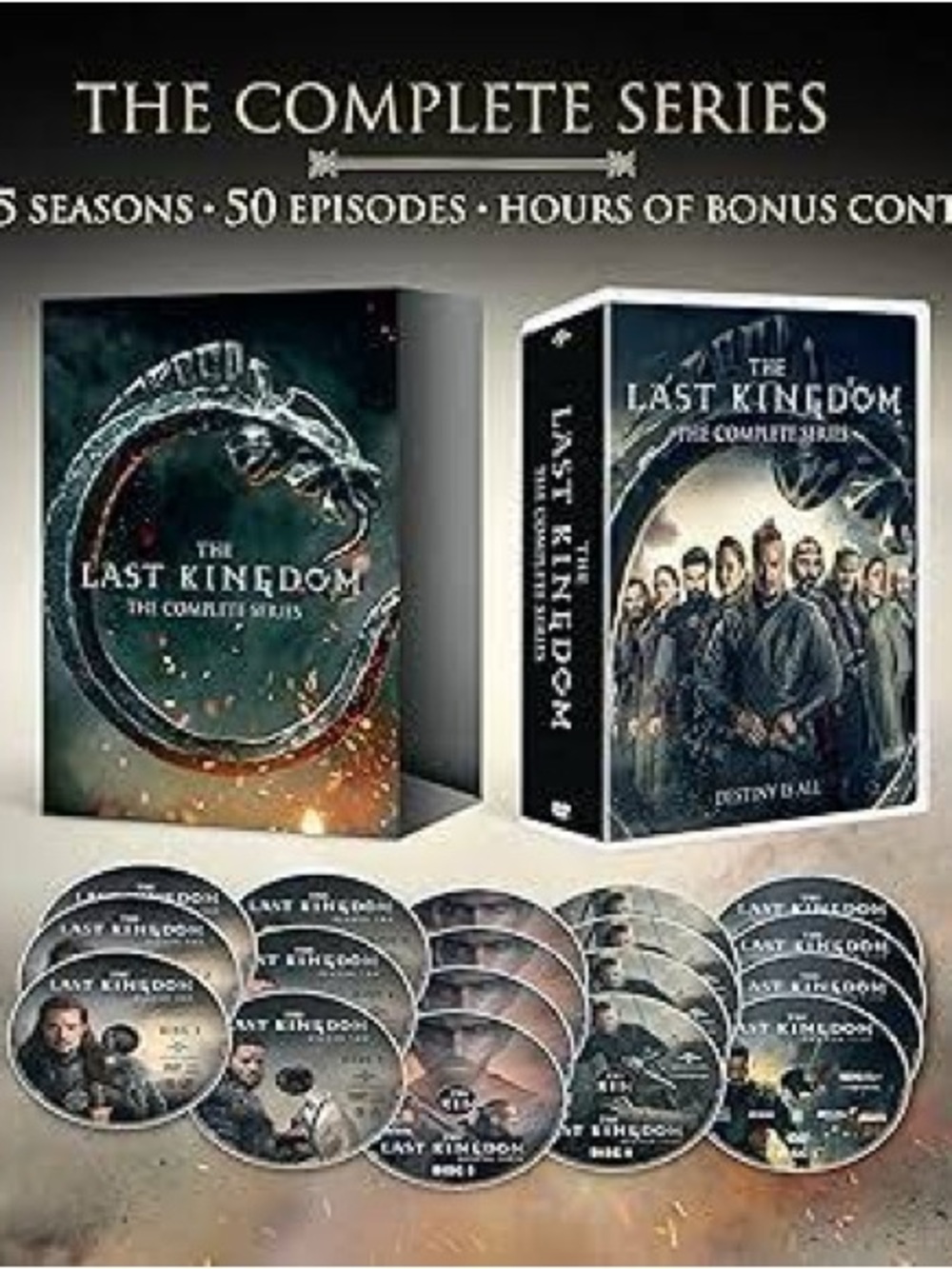 The Last Kingdom Complete Series 18 DVD set